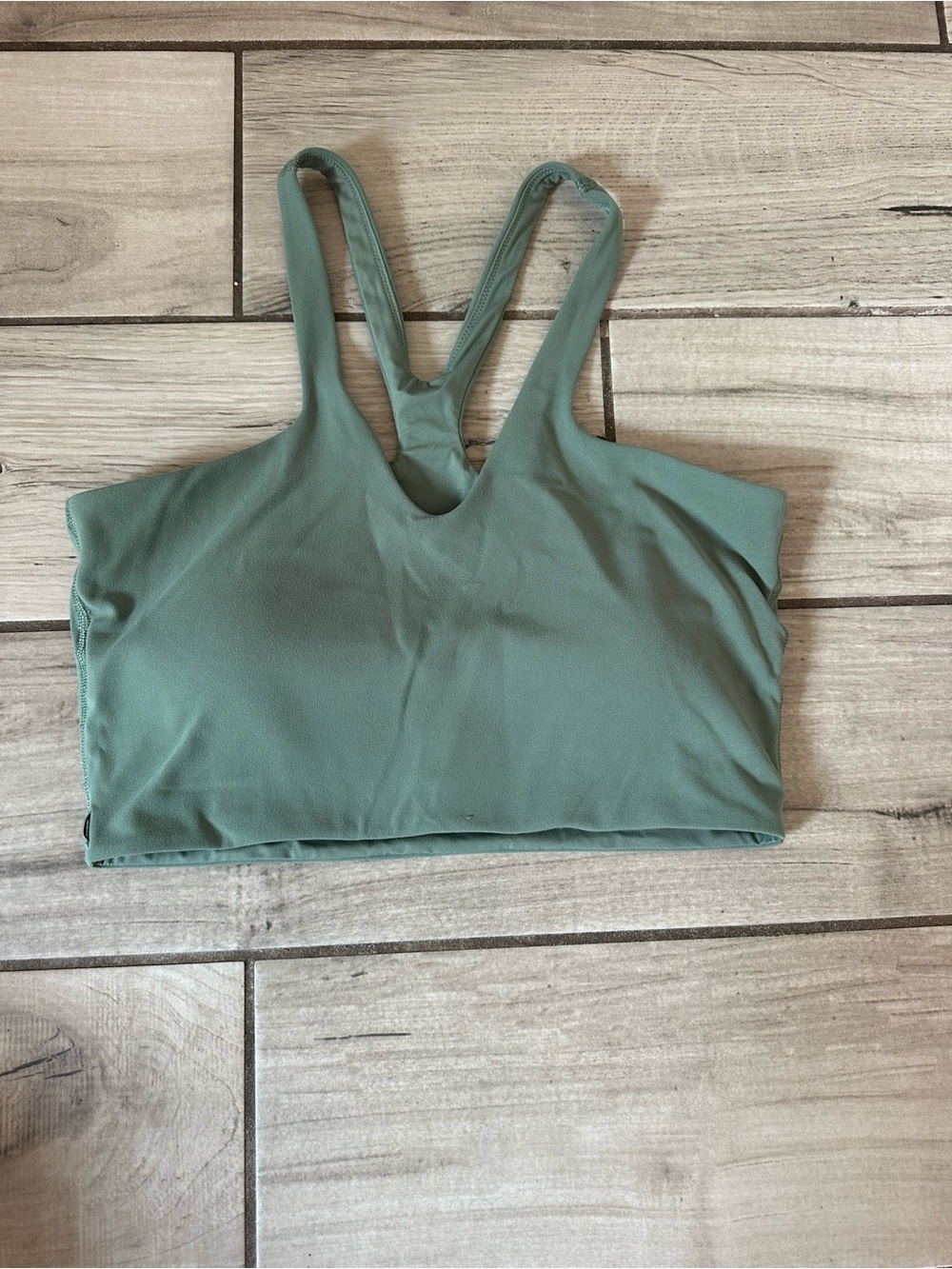 lululemon athletica Sage Green Double-Strap Sports Bra